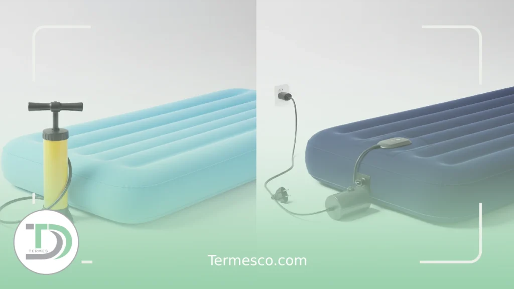 تفاوت تشک بادی معمولی و برقی در چیست؟